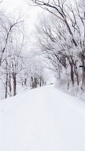 Winter Road Romantic Nature Snow White Iphone 8 Wallpaper Iphone Wallpaper Winter Winter Wallpaper Snow Wallpaper Iphone