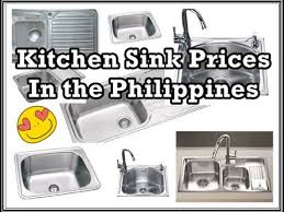 China mercial big size philippines korea an white porcelain. Kitchen Sink Prices In The Philippines Latest Prices 2020 Youtube