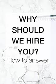 Why Should We Hire You How To Answer Job Interview Tips English Writing Skills Interview Tips