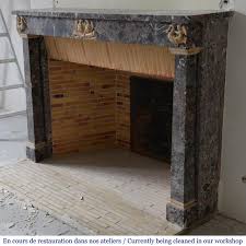 The unit must be at. Antique Empire Style Mantel In Breche De Waulsort And Alabaster Decors Marble