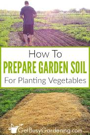 Pack beds or allow them to settle before planting. How To Prepare A Garden Bed For Planting Vegetables Get Busy Gardening