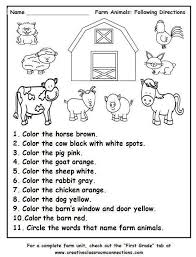 Pin By Amanda Fourie On Worksheets Farm Preschool Preschool Worksheets Preschool