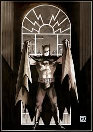 He began his career in 1982 working for comico in the title primer. Matt Wagner Batman In Marc W S 01 Batman Black White Comic Art Gallery Room