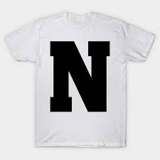 Find images of letter n. Alphabet N Uppercase Letter N Letter N Letter N T Shirt Teepublic