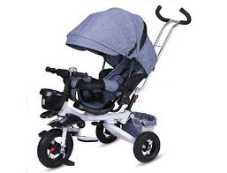Kidstricycle 6601 Can Control The Direction Adjustable Canopy Linen With Rear Basket Safety Guardrail Do You Like Child Tricycle Kids Trike Tricycle Bike