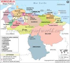 Es importante informar que mientras la frontera. Mapa Politico De Venezuela Estados De Venezuela