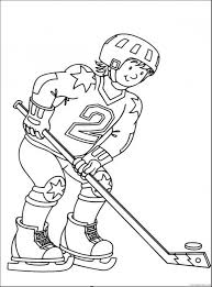 Children love to know how and why things wor. Hockey Player Coloring Pages Coloring4free Coloring4free Com