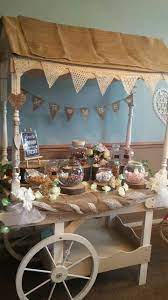 Rustic Candy Cart Wedding Candy Cart Wedding Sweet Cart Candy Cart
