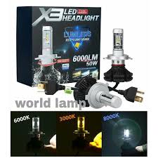 Beli lampu mobil jakarta harga murah hanya ada di jakartanotebook.com. Jual Led X3 Philips Lampu Led Headlamp Mobil H4 Philips X3 Best Quality 3 Jakarta Barat Mayang Store Tokopedia
