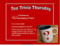 Trivial pursuit questions and answers printable quizzes general knowledge open up the boundary of knowledge. Pin By Alokozay Tea On Tea Trivia Thursday Fine Tea Winter Tea Steeped Tea