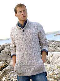 Le weekend dernier j'ai commencé un pull irlandais pour mon fils qui va bientôt fêter son anniversaire. Galtimore X4176 Arancraft Pull Irlandais Pour Homme