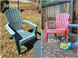 Before And After Painting Plastic Chairs Painting Plastic Chairs Painting Plastic Painted Chairs