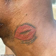 Donyell malen werd geboren op 19 januari 1999 te wieringen in nederland. Lamar Odom Shows He S Serious About Fiancee Sabrina Parr By Getting Her Lips Tattooed On His Neck Express Digest