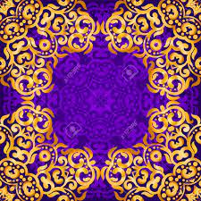 Royal shield of gold stock vector. Rich Gold Seamless Pattern In The Indian Style Bohemian Cards Royalty Free Cliparts Vectors And Stock Illustration Image 86154920