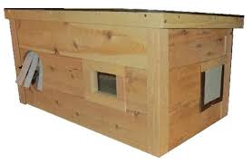 Outdoor shelters for community or stray cats. Large Warm Insulated Outdoor Cat House Homes For Feral Strays Ark Workshop Outdoor Cat House Cat House Diy Feral Cat Shelter