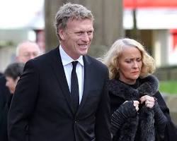 Image of David Moyes and his wife Pamela