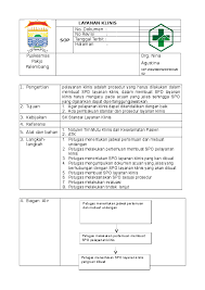 Sop audit sumber daya manusia (sdm). Doc Layanan Klinis Docx Indah Pratama Academia Edu