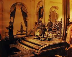 Nawab Subah Sadiq Shah Jahan Of Bahawalpur With Mr Hennan State Engineer And Architect Of Noor Mehal 1875 Bahawalpur Pakistan Art Vintage India