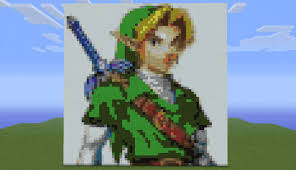 Pixel circle and oval generator for help building shapes in games such as minecraft or terraria. Link Legend Of Zelda Pixelart Minecraft Map