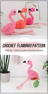 Crochet Flamingo Easy Pattern Crochet Flamingo Crochet Patterns Amigurumi Crochet Amigurumi Free