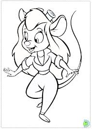 Chip And Dale Coloring Pages Dinokids Org Coloring Pages Chip And Dale Disney Coloring Pages