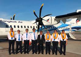 bangkok airways welcomes its latest atr 72 600 aircraft