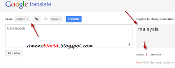 All translations done using google translate. Google Translate Cari Pasal Dengan Rakyat Malaysia Ameno World