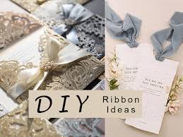 Our wedding card maker offers a huge variety of templates you can choose your favorite wedding card template. Diy Wedding Invitation Ideas Let Ribbons Transform Your Cards Elegantweddinginvites Com Blog