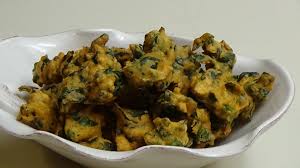 Spinach Pakora Palak Pakoda Veg2nonveg Kitchen Vegetarian Recipes Spinach Recipes