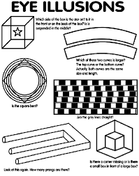 Optical illusion coloring pages kit includes 50 morphed coloring pages, one foil. Eye Illusions Coloring Page Crayola Com