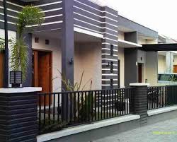 Lahan parkir kendaraan serta area taman depan rumah yang lucu lucu. 45 Model Tampak Depan Rumah Minimalis 1 Lantai Terbaru 2019