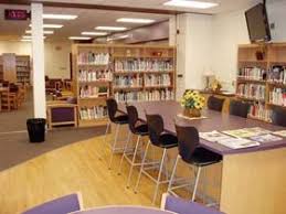 Hobart Middle School Library Alternative Style Tables School Library Design Middle School Libraries Library Decor