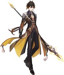 Zhongli Genshin Impact Wiki Fandom In 2020 Character Character Portraits Character Design Male