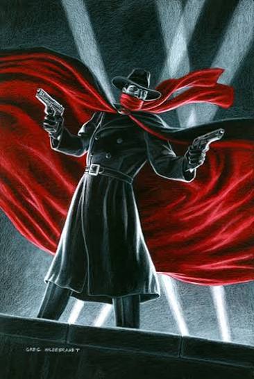 The Shadow - Blackboard | Comic Art | Spiderwebart Gallery