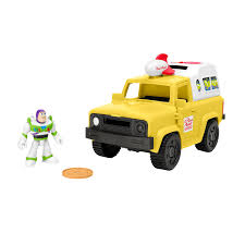 1 appearance 2 trivia 3 quotes 3.1 from toy story 3.2 from toy story 2 4 gallery 5 video game appearances 6 other 7 references the truck has a. Fisher Price Imaginext Disney Pixar Toy Story Buzz Lightyear And Pizza Planet Truck The Entertainer