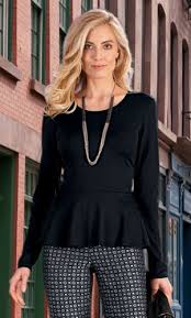 Peplum Top Clothing For Tall Women Clothes For Women Long Elegant Legs