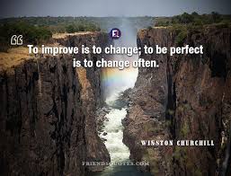 Winston Churchill Quote To Improve Change