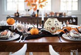 Find images of halloween decorations. Vintage Inspired Halloween Decorations And Tablescape