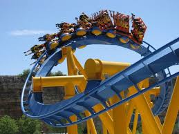Goliath A Massive Steel Inverted Coaster Rockets You Through Mammoth Loops And Tremendous Twists At 50 Mph Sixfl Roller Coaster Six Flags Roller Coaster Ride