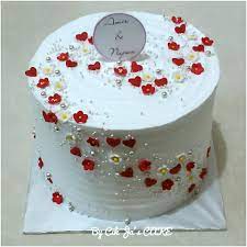 Cara buat kek hello kitty yang simple dan mudah. Cik Ja S Cake Kek Hantaran Simple Deco Putih Merah Facebook
