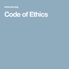 Code Of Ethics Code Of Ethics National Education Association Coding