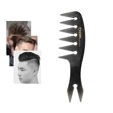 It's ideal for detangling curly and dense hair and your best bet for combing damp hair, as well. 1pc Men S Oil Head Comb Back Wide Tooth Comb Hair Styling Styling Comb Fluffy Comb High Texture Comb Productos De Barberia Combs Aliexpress