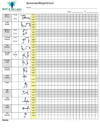 Printable Dumbbell Workout Online Charts Collection