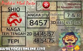 Prediksi Togel Hongkong 02 November 2020 Di 2020 Taiwan Sydney 22 Juni