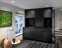 You can experiment freely with various black kitchen cabinet ideas. 80 Black Kitchen Cabinets The Most Creative Designs Ideas Interiorzine