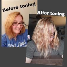The Power Of Purple Shampoo I Used Equate Brand Purple Shampoo Comparable To Shimmer Lights I Applied It To My Hair While It W Purple Shampoo My Hair Hair