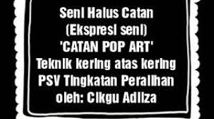 Silinder diisi pasta yang terdiri atas campuran batu kawi (mno2),salmiak (nh4cl), sedikit air, dan di tengah pasta itu diletakkan batang karbon. Catan Pop Art Teknik Kering Atas Kering Youtube