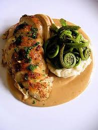 Ingredients in creamy garlic parmesan mushrooms. 14 Chicken Plating Ideas Chicken Plating Food Plating Food Presentation