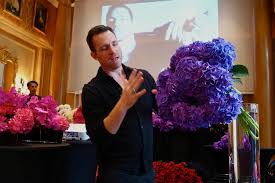 His creations are bold statements, using shape, color. Floral Workshops With Jeff Leatham At Four Seasons Hotel Paris