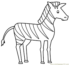 2) click on the coloring page image in the bottom half of the screen to make that frame active. Coloring Pages Zebra Mammals Zebra Free Printable Coloring Coloring Home